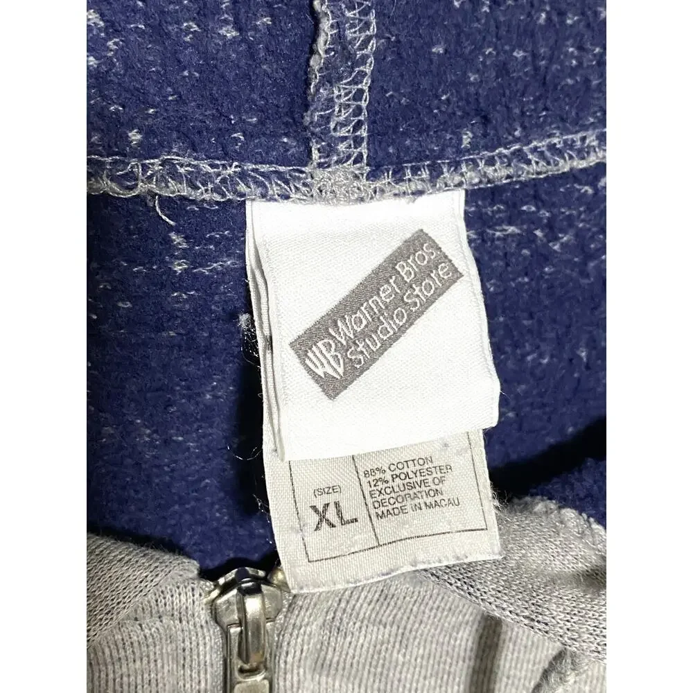 Warner Brothers Studio Store WB Athletic Department Sweatshirt Jacket Mens XL - Picture 7 of 10